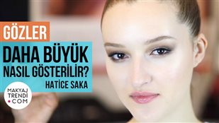 Makyajla Goz Buyutme Ve Kucultme Youtube